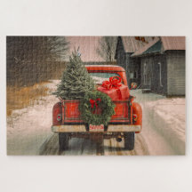 Yuletide Levering: De Rode Vrachtwagen van de Kers