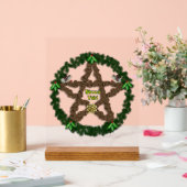 Yuletide Pentacle Acryl Bord (Huwelijk)