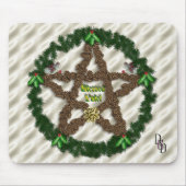 Yuletide Pentacle Muismat (Voorkant)