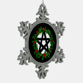 Yuletide Pentacle Ornament (Links)