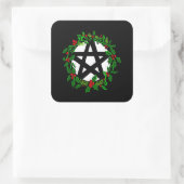 Yuletide Pentacle Sticker (Tas)