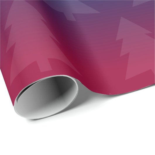 Yuletide Pride Dark Rainbow Holiday Tree Cadeaupapier (Rol Hoek)