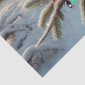 Yuletide Raven Tissuepapier (Detail)