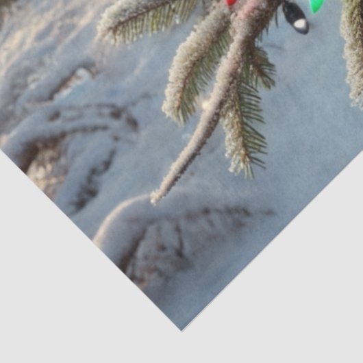 Yuletide Raven Tissuepapier (Detail)