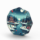 Yuletide Reflecties in de oostelijke Canvas tas Fotoblokken (Rechts)