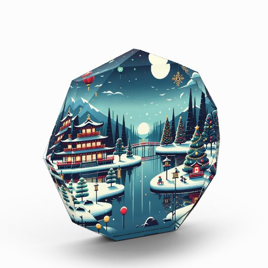 Yuletide Reflecties in de oostelijke Canvas tas Fotoblokken (Links)