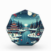 Yuletide Reflecties in de oostelijke Canvas tas Fotoblokken (Voorkant)