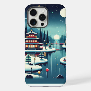 Yuletide Reflecties in de oostelijke Canvas tas iPhone 15 Pro Max Case
