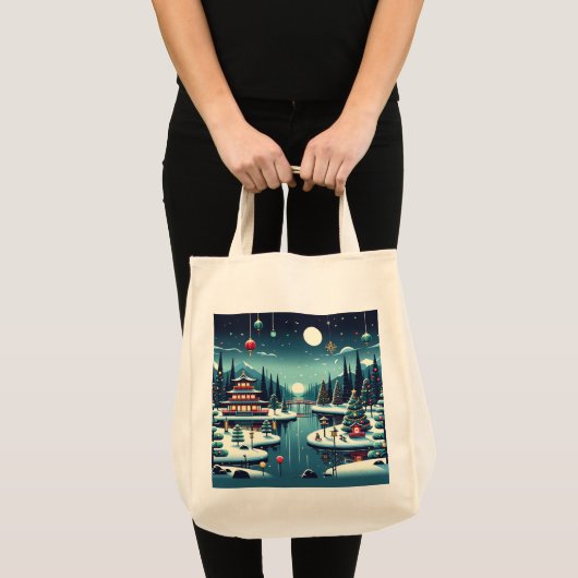 Yuletide Reflecties in het Oosten Tote Bag (Voorkant (product))