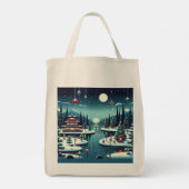 Yuletide Reflecties in het Oosten Tote Bag (Achterkant)