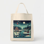 Yuletide Reflecties in het Oosten Tote Bag (Voorkant)