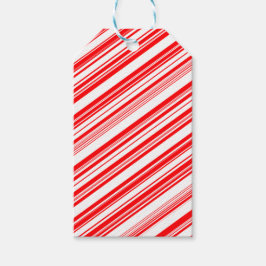 Yuletide Reversible Candy Cane & Blank Cadeaulabel