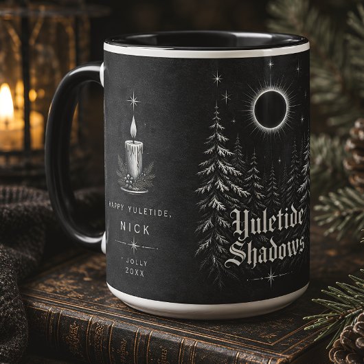 Yuletide Shadows Gotische Hemelse Kerstmis Mok
