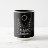 Yuletide Shadows Gotische Hemelse Kerstmis Mok (Midden)