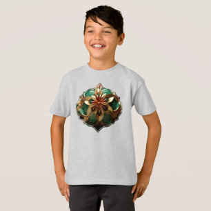 Yuletide weelde: Gouden draden van Kerstmis T-shirt