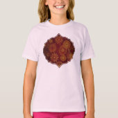 Yuletide weelde: Gouden draden van Kerstmis T-shirt (Voorkant)