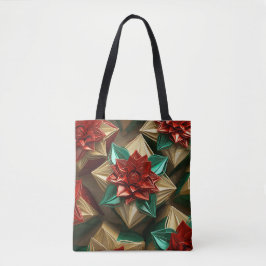 Yuletide weelde: Gouden draden van Kerstmis Tote Bag