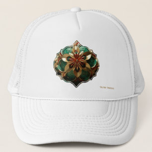 Yuletide weelde: Gouden draden van Kerstmis Trucker Pet