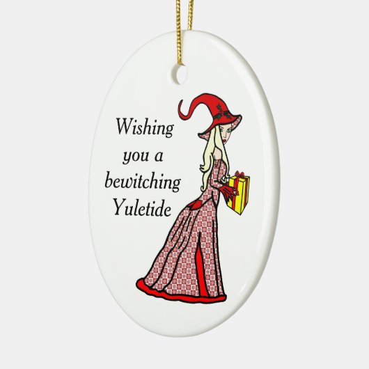 Yuletide Witch Ornament (Links)