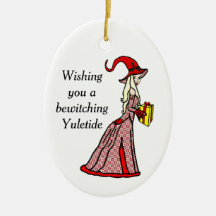 Yuletide Witch Ornament