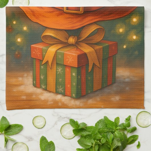 Yuletide Witchery Theedoek (Gevouwen)