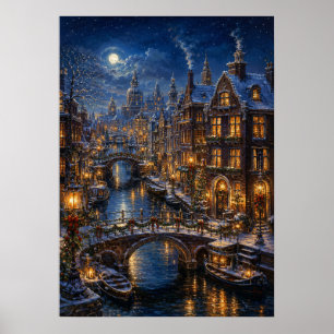 Yuletime Kanaal III - Kanaalbuurt Poster