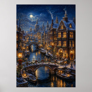 Yuletime Kanaal III - Kanaalbuurt Poster