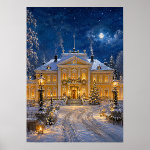 Yuletime Village IV - Kersthuis Poster