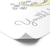 Yulia-naam en betekenis poster van de initiaal-kun (Hoek)