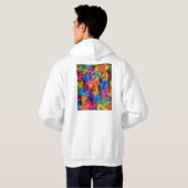 Yulin China Stadkaart Hoodie (Achterkant volledig)