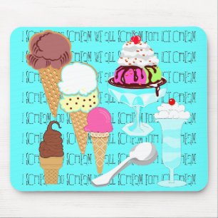 Yum-a-licious Ice Cream Mousepad Muismat