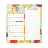 Yum! Aangepaste serie-planningstang Notitieblok (Voorkant)