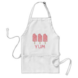 YUM aardbeienkooi Eclair roze ijsje Standaard Schort