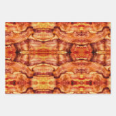 Yum Bacon Wrapping Paper Flat Sheet Set van 3 (Voorkant)