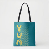 YUM Breakfast Damask Pattern Art Tote Bag (Voorkant)