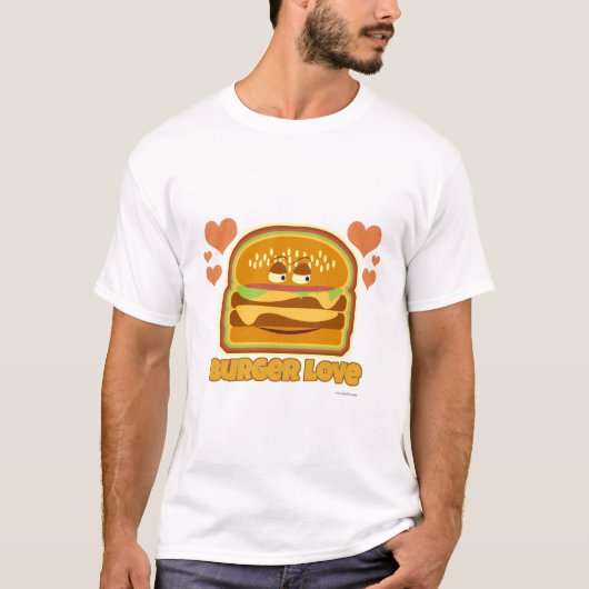 Yum Burger Love. T-shirt (Voorkant)
