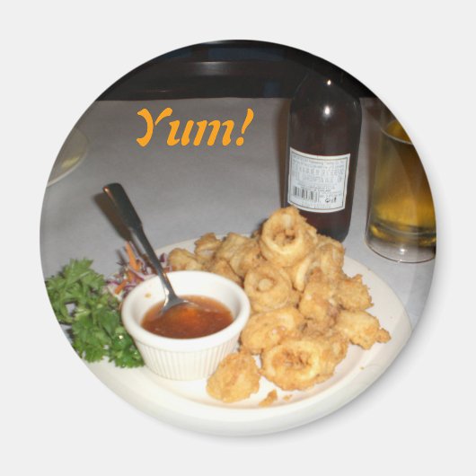 Yum, calamari magneet (Voorkant)