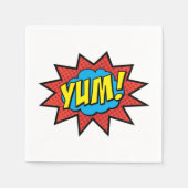 YUM Cocktail Servet Rood (Voorkant)