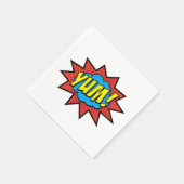 YUM Cocktail Servet Rood (Hoek)