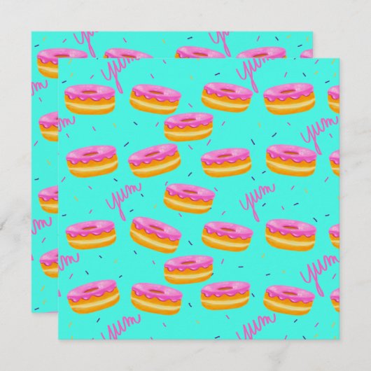 Yum, Donuts (Voorkant / Achterkant)