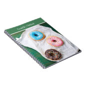 Yum Donuts Gepersonaliseerde School Notitieboek (Rechterzijde)