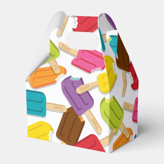 Yum! Favoriete doos — Wit Bedankdoosjes (Achterkant)