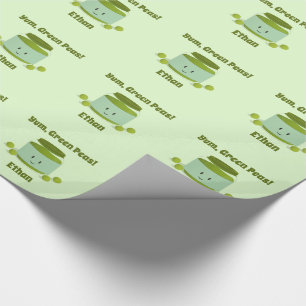 Yum Green Peas Papier voor onmiddellijke verpakk