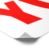 Yum Hot Buttery Popcorn Poster (Hoek)