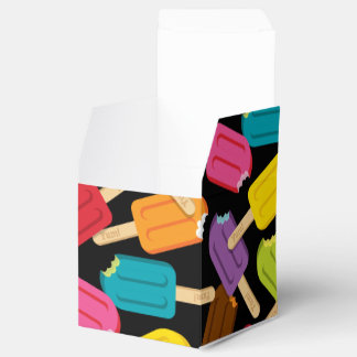 Yum! Popsicle Favor Box — Zwart Bedankdoosjes