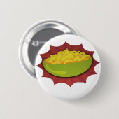 Yum What Mac en Cheese Ronde Button 5,7 Cm (Voorkant /achterkant)