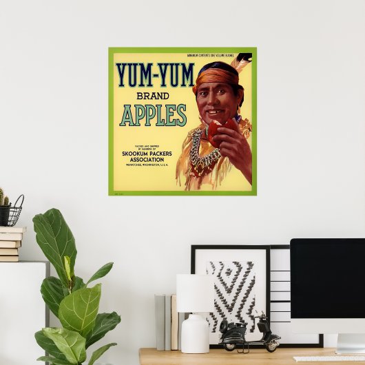 YUM YUM BRAND APPT  CRATE ETIKET POSTER TOE (Thuiskantoor)