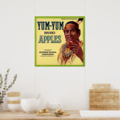 YUM YUM BRAND APPT  CRATE ETIKET POSTER TOE (Keuken)