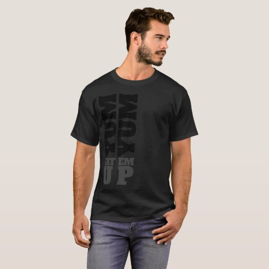 YUM YUM EET EM-UP T-SHIRT (Voorkant volledig)