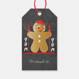 Yum, Yum Gingerbread Cadeaulabel